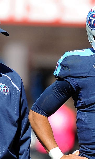 Titans QB Mariota back at practice, limited with knee sprain